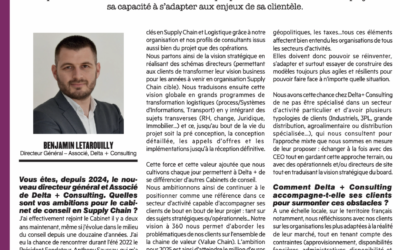 Delta+ Consulting mis à l’honneur dans le magazine Arts & Métiers