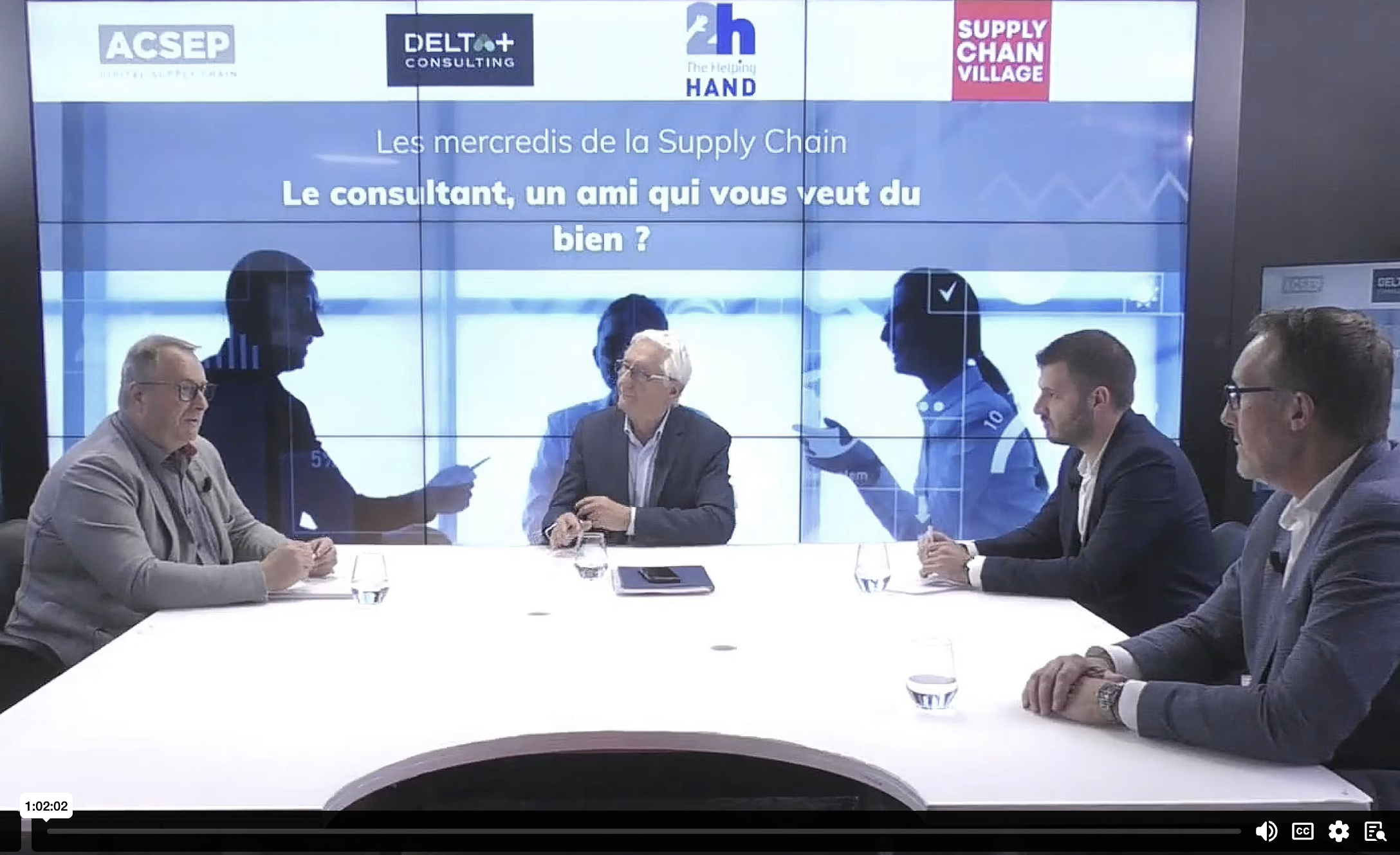 Jean-Philippe Guillaume reçoitUwe Klärner, The Helping HandArnaud Pausé, AcsepBenjamin Letarouilly, Delta+ Consulting